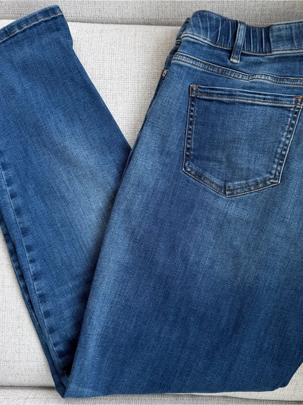 J. Jill Boyfriend Jeans in Medium Blue Wash - Picture 4 of 8